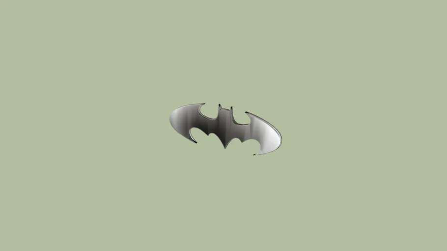 3D batman logo