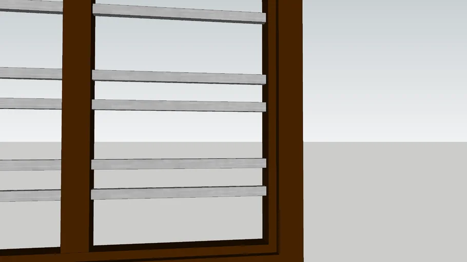 wooden window