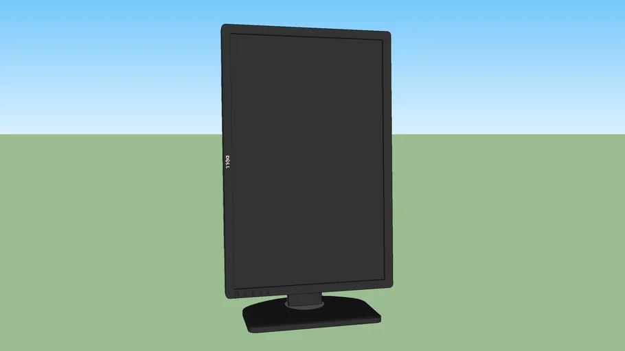 Dell UltraSharp U2412M Black (portrait mode)