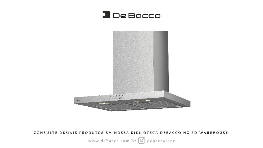Coifa - Barcelona de Parede 60cm