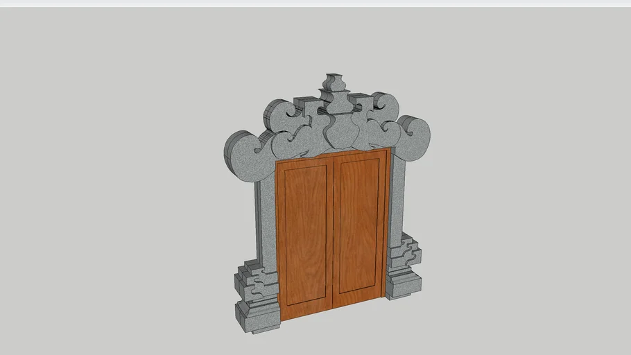 Pintu Bali, Balinese Architecture