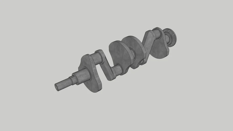 The crankshaft of the GAZ-AA car