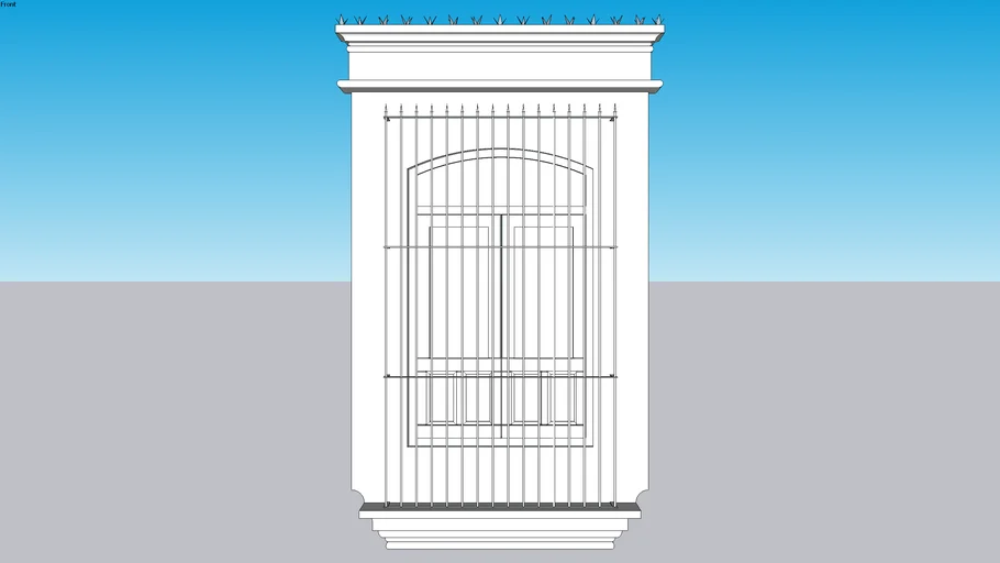 Ventana estilo colonial
