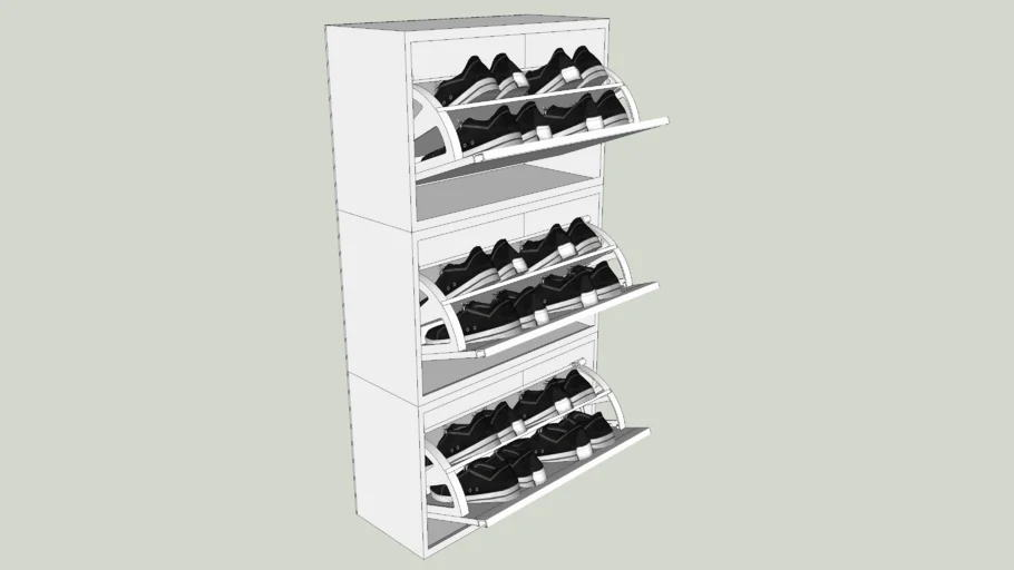 Zapatero Triple / Triple shoe rack