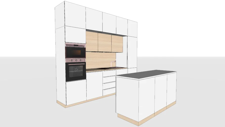 IKEA Metod kitchen 3x2.68 m