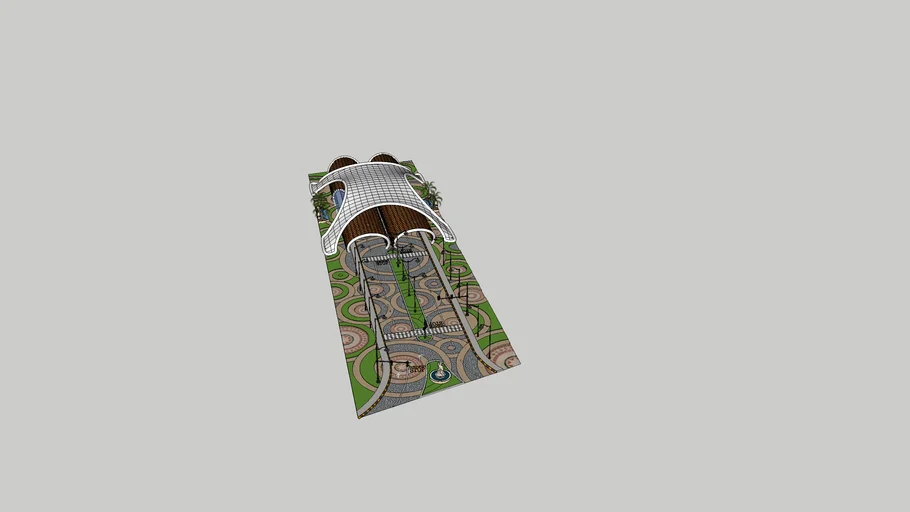 Parametric Design Entrance Gate