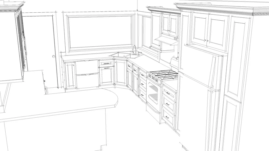 Custom Kitchen Layout - by DMDesigns | 3D Warehouse