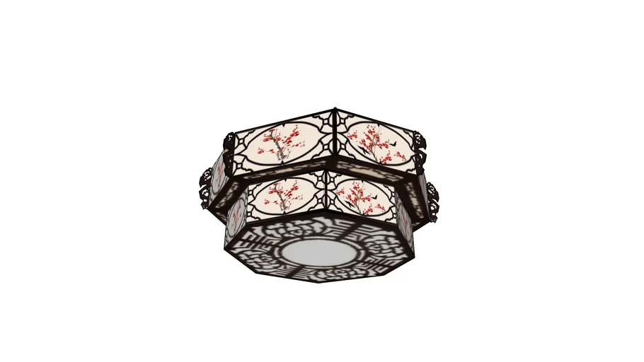 Oriental Restaurant Ceiling Light Fixture