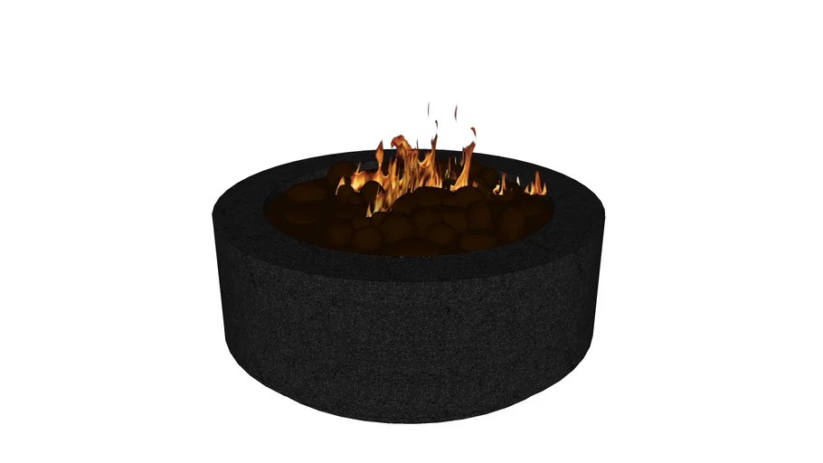 SARNO ROUND FIRE TABLE RH | 3D Warehouse