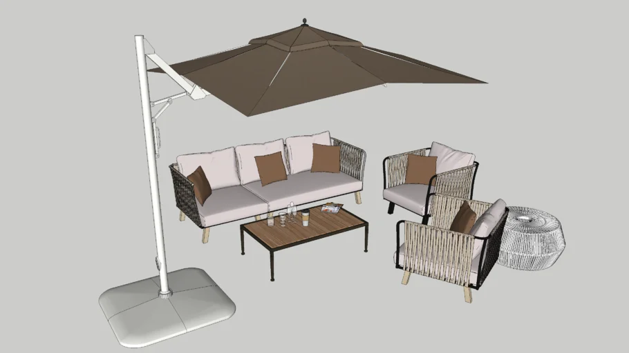 Modern outdoor furniture