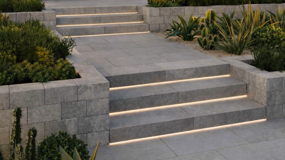 Techo-Bloc - Systema Step - Shale Grey | 3D Warehouse