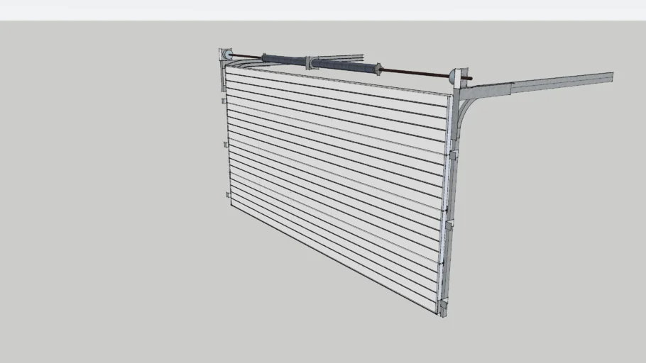 16' X 8' Insulated Steel Commercial Garage Door