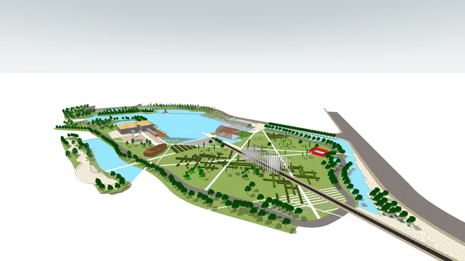 A simple park design plan