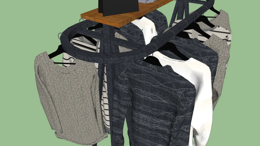 Clothing display stand