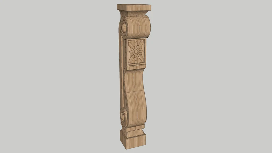 stone side small column | 3D Warehouse