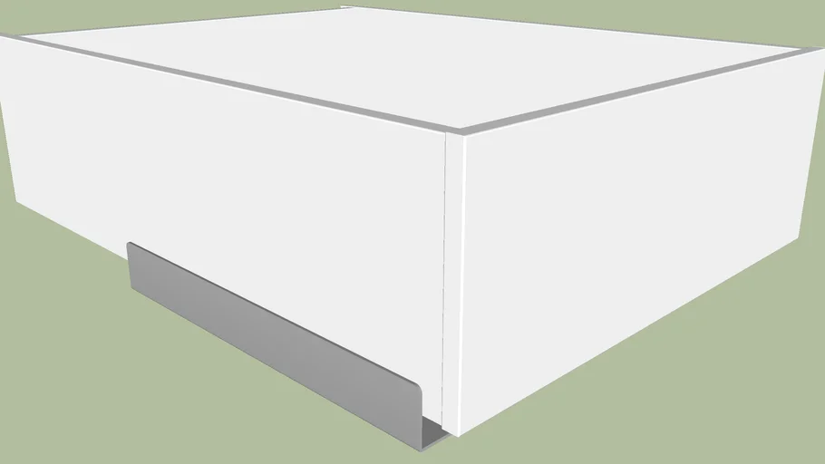 KOMPLEMENT drawer 43x57.4x16 cm in white