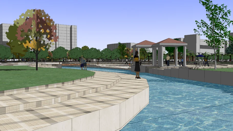 Public square no.1, Landscape Architecture design