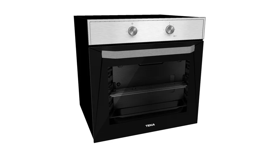 HORNO DE GAS TEKA CROMO C/NEGRO