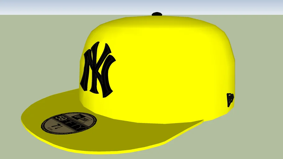 Yellow & black New York 59fifty cap
