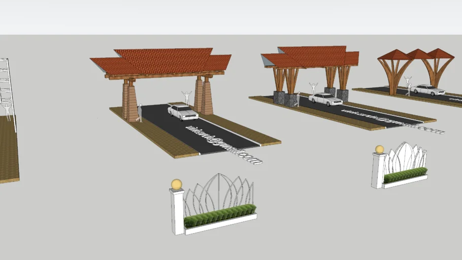 VINHARCH-Main Gate / cong chao- resort/ nghi duong