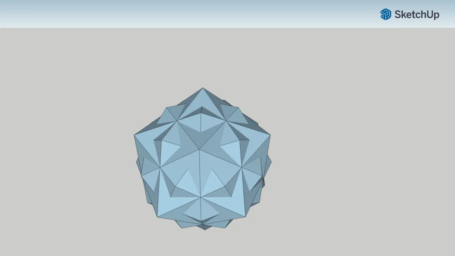 Medial Deltoidal Hexecontahedron