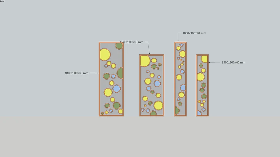 Decorative Circle Bubble Fixed Windows