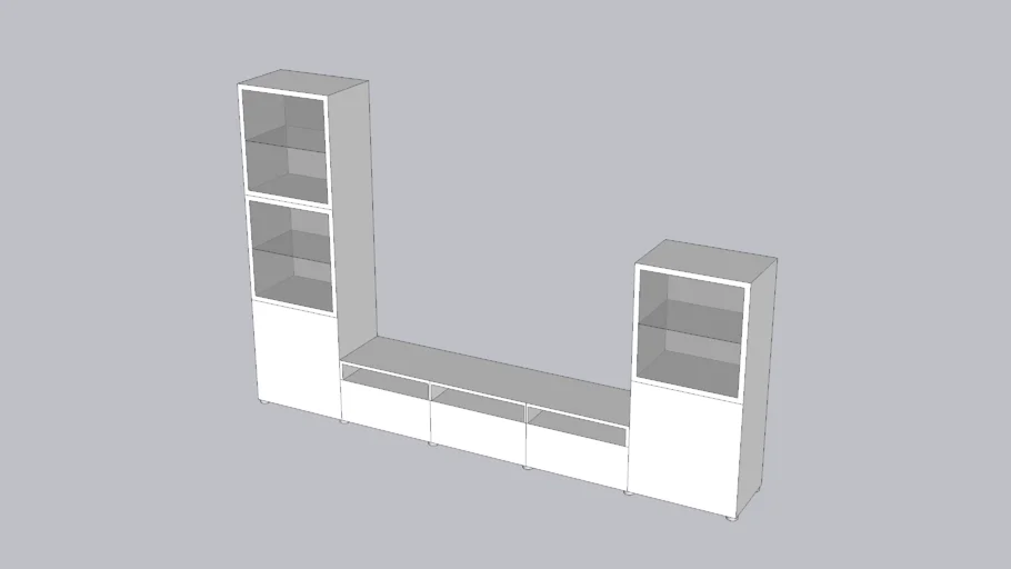 IKEA BESTA tv wall furniture