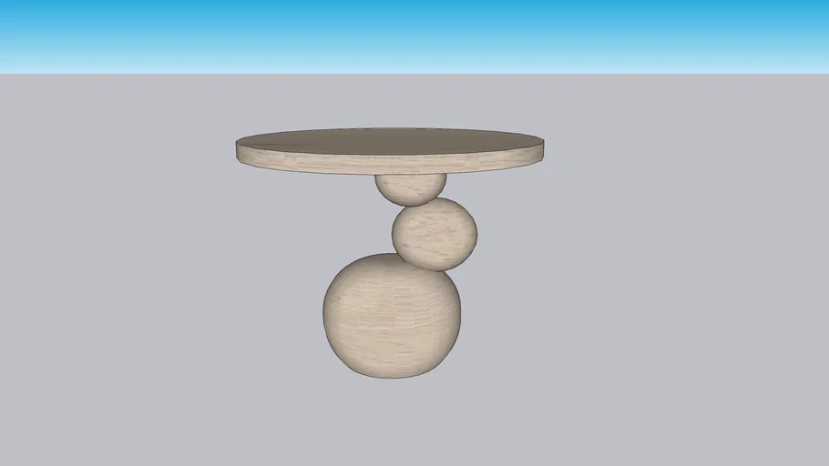 Reclaimed Lumber Boulder Breakfast Table