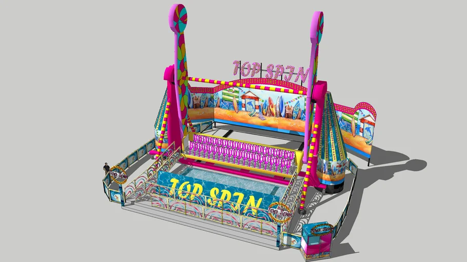 Funfair Ride (TOP SPIN) HUSS