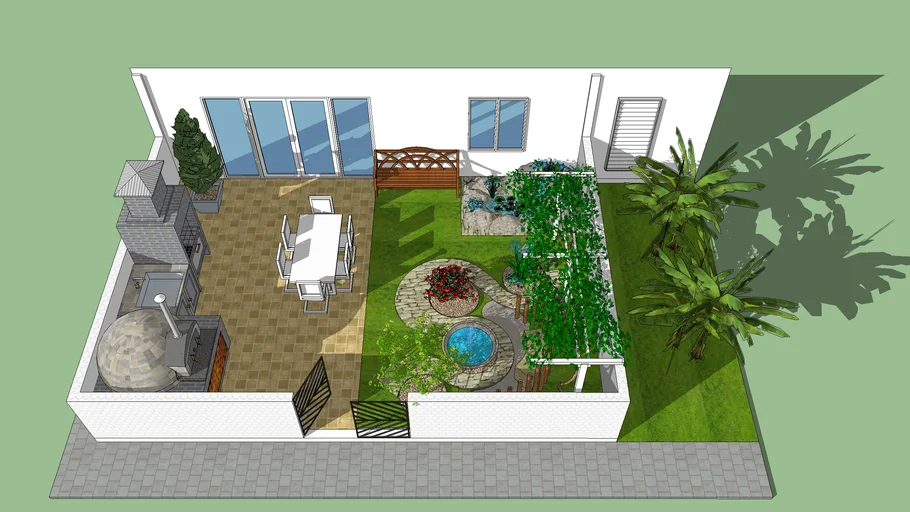 Back Courtyard