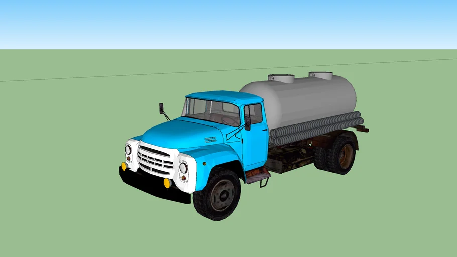 Septic Tank Pump / Poop Carrying Truck ZIL 130 / Ассенизатор на базе ЗИЛ 130