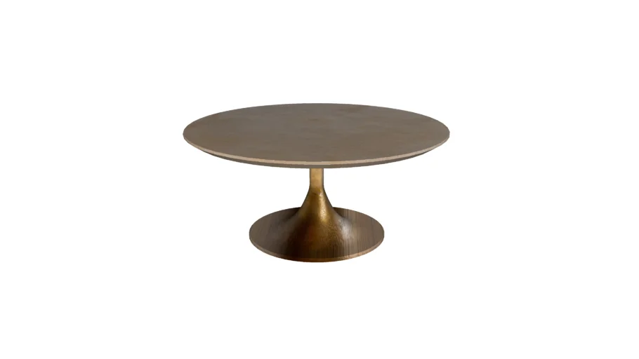 86767 Coffee Table Morocco Brass 91cm
