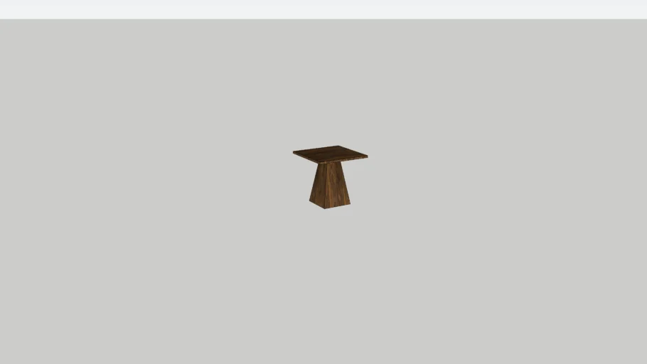 Solid Wood Square Dining Table 