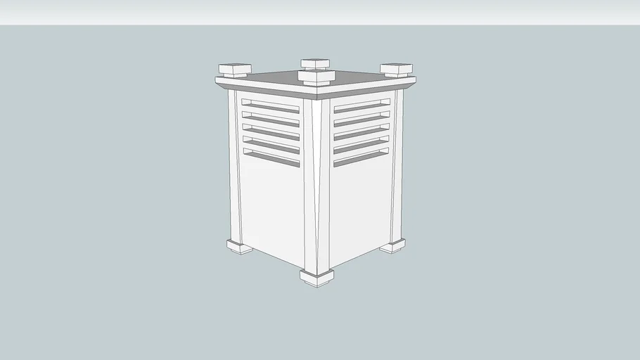 Outdoor Lantern from Popular Woodworking Magazine June 2004 Issue