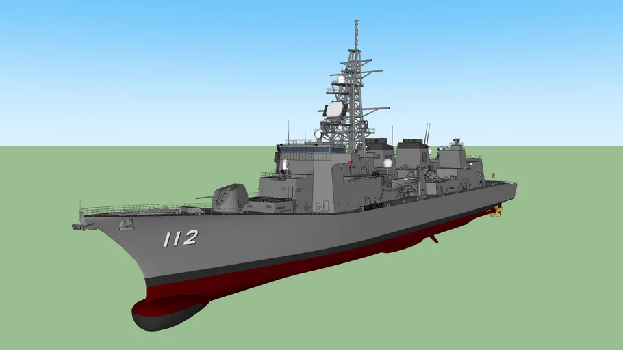 JMSDF JS Makinami DD-112　まきなみ