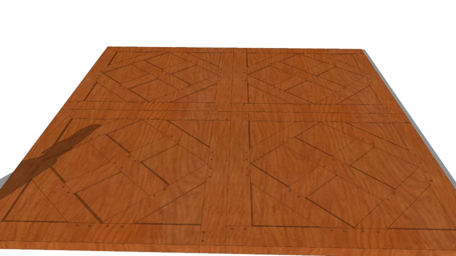 Parquet à panneaux type "Arenberg"