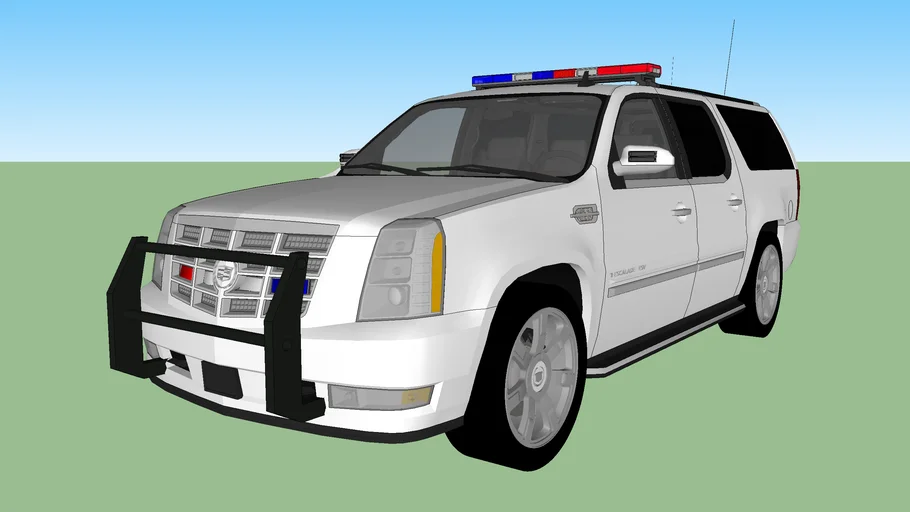 2007 Cadillac Escalade ESV Unmarked Police Car
