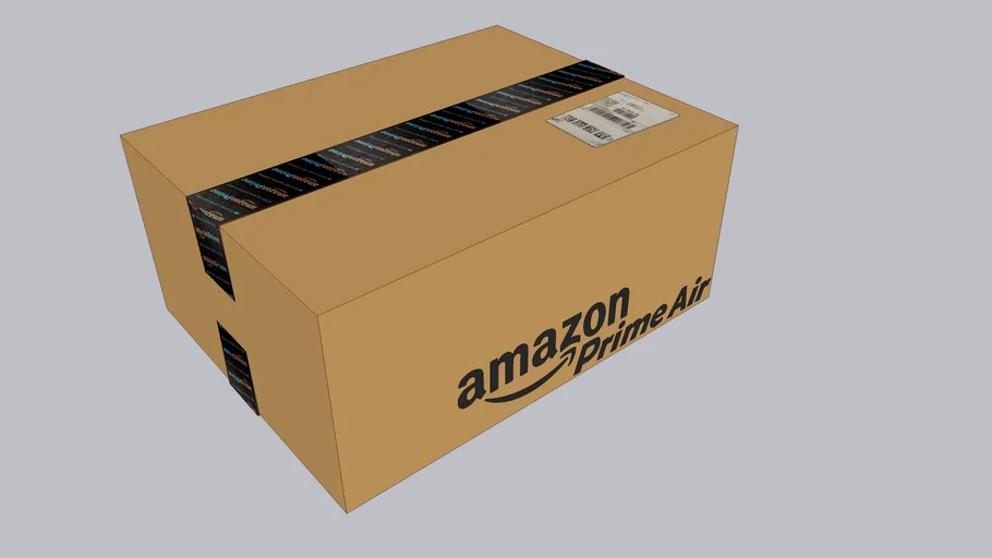 Amazon prime air package with logo