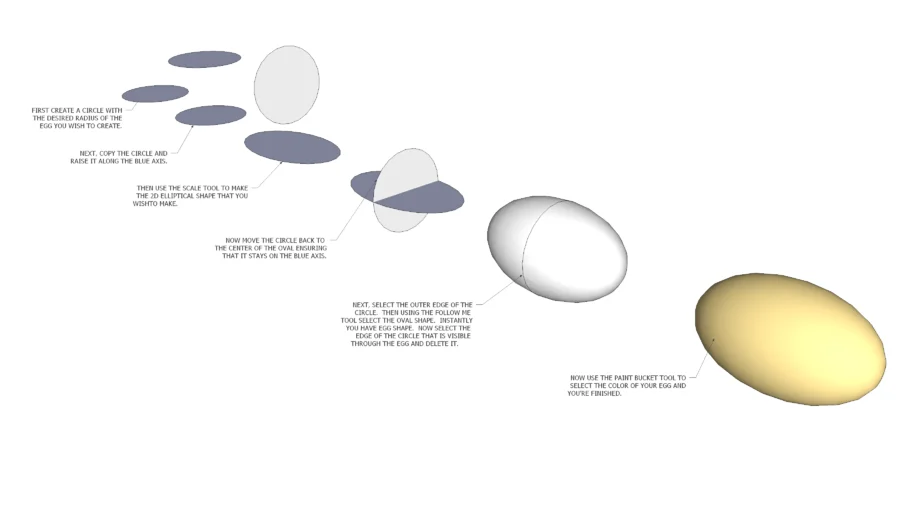 How To Make An Egg Shape Tutorial