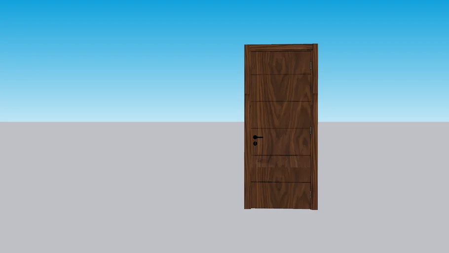 puerta nogal
