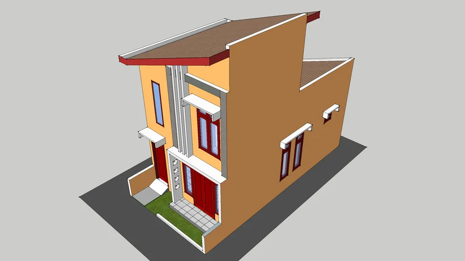 contoh rumah mungil | 3D Warehouse