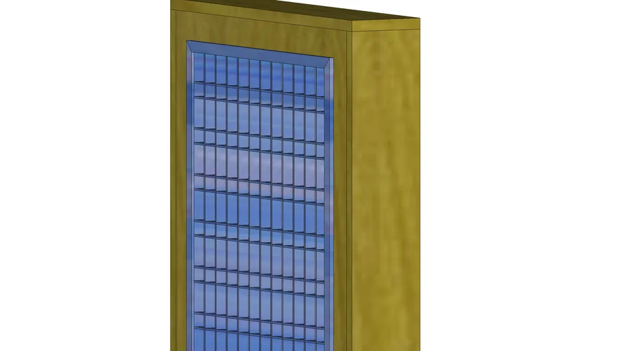 Shoji inspired bedroom door