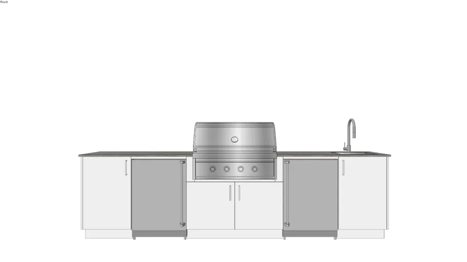 Fresco 36 - Urban Bonfire Outdoor Kitchen
