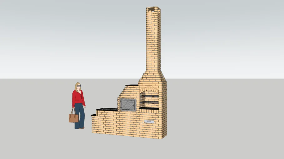 Churrasqueira com Forno a Lenha