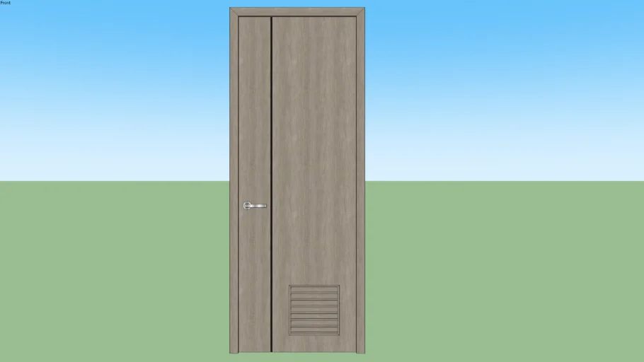 bathroom door