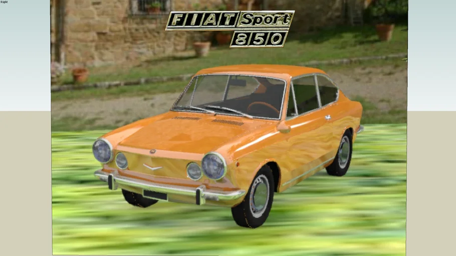 FIAT 850 SPORT COUPE'  1968