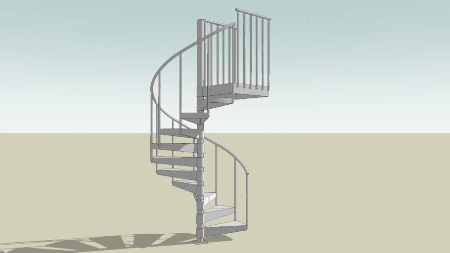 Salter Industries Outdoor Spiral Staircase