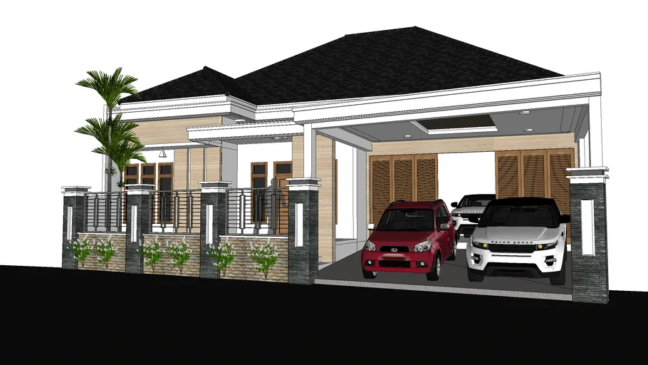 rumah tinggal 1 lantai