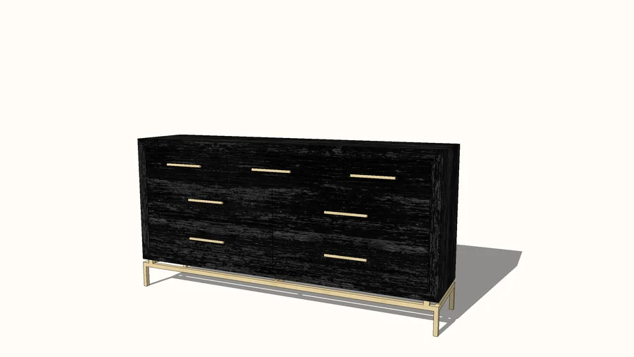 West Elm Alexa Burnished 7-Drawer Dresser