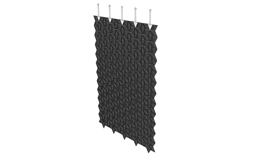 Hanging Room Divider Facet - EL - W170 x H269cm
